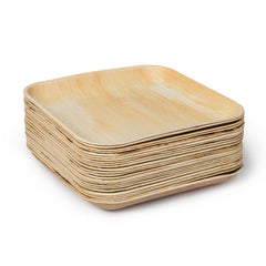 Palm Leaf Square Plates 10" Inch (Set of 25/50/100)